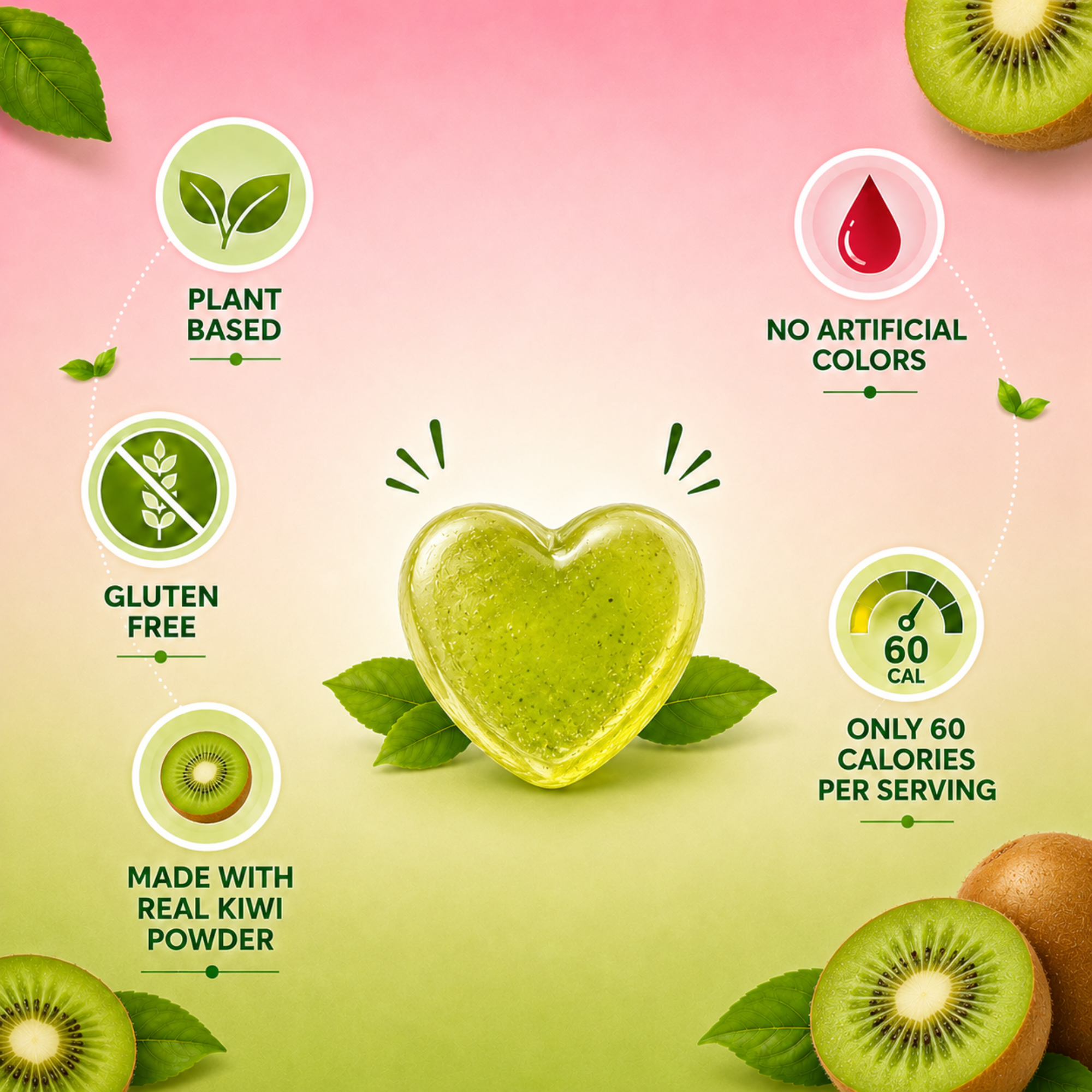 Kiwi Sunburst Chews Gummies