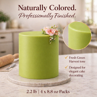 Green Harvest | Edible Natural Fondant (4 x 250g)