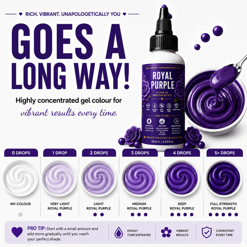 Royal Purple | Edible Gel Color 60ml