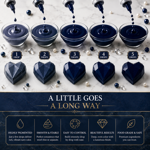 Navy | Edible Candy Color 60ml