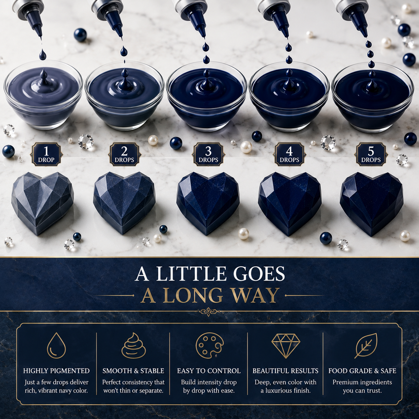 Navy | Edible Candy Color 60ml