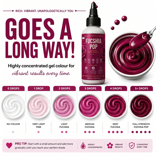 Fuchsia Pop | Edible Gel Color 60ml