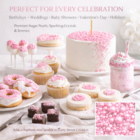 Baby Pink | Sprinkles Bottle for Decoration Bottle 120 g