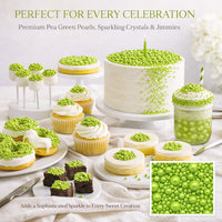 Pea Green | Sprinkles Bottle for Decoration Bottle 120 g