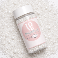White | Sprinkles Bottle for Decoration Bottle 120 g