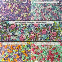 Edible Sprinkles | Mix Red, Pink, Green & Yellow Pearls Pack of 5 (EAST 1) - 100Gms