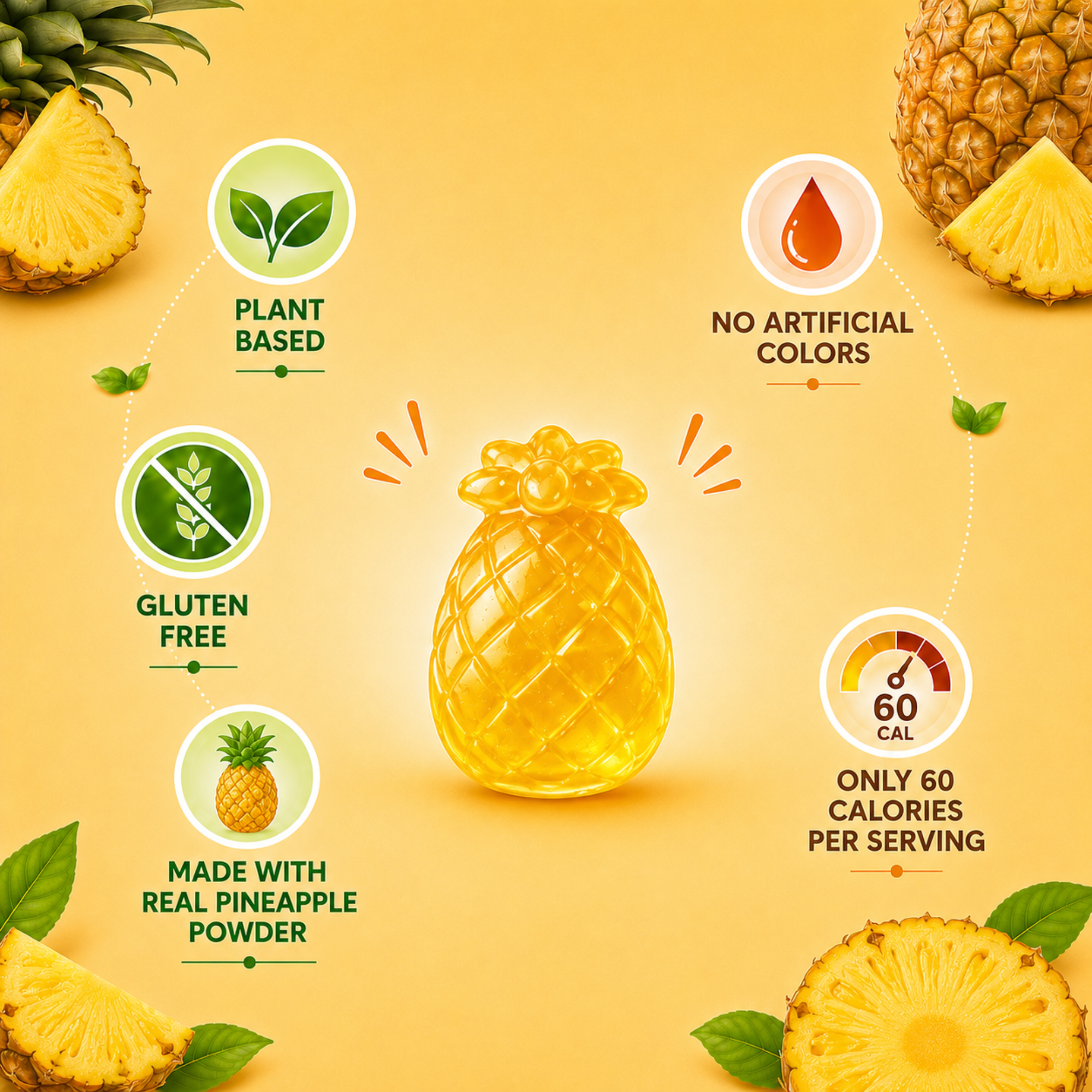Pineapple Power Pop Gummies
