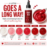 Ruby Red | Edible Gel Color 60ml