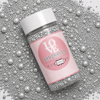 Silver | Sprinkles Bottle for Decoration Bottle 120 g
