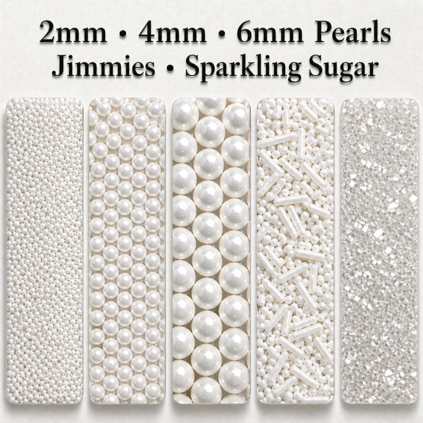 Sprinkles for Cakes & Cupcakes Decoration | USP-15(White)