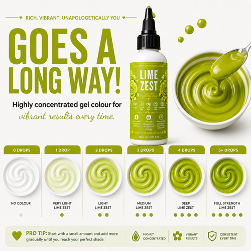 Lime Zest | Edible Gel Color 60ml