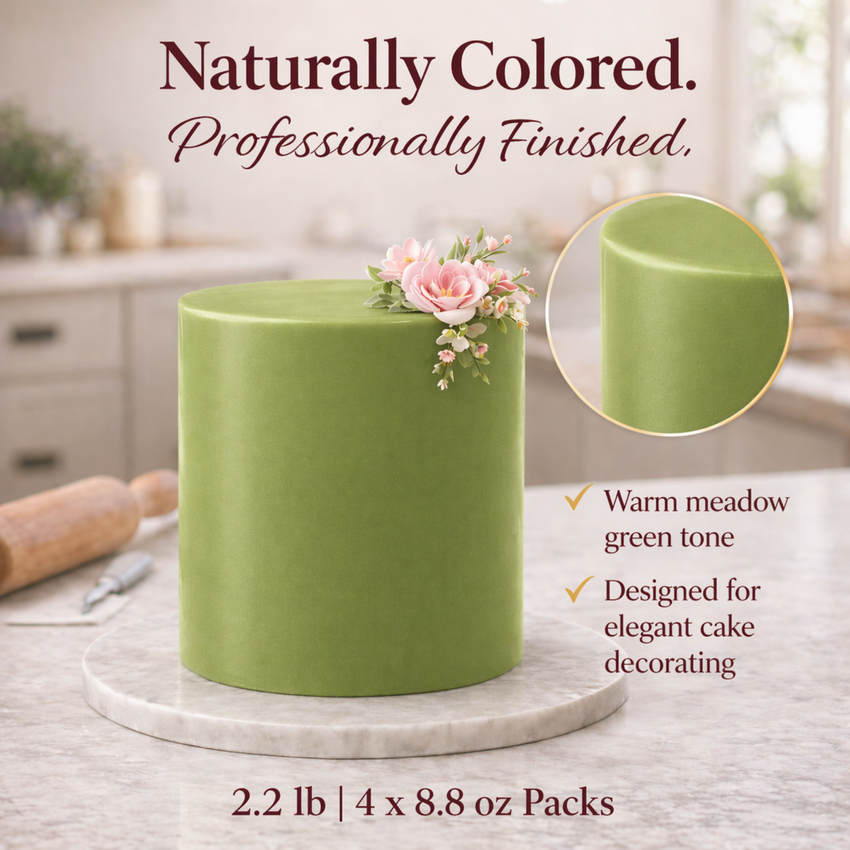 Mint Green | Edible Natural Fondant (4 x 250g)