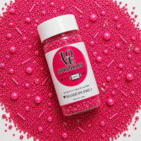 Crimson Pink | Sprinkles Bottle for Decoration Bottle 120 g