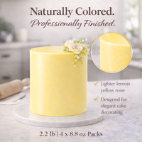 Butter Yellow | Edible Natural Fondant (4 x 250g)