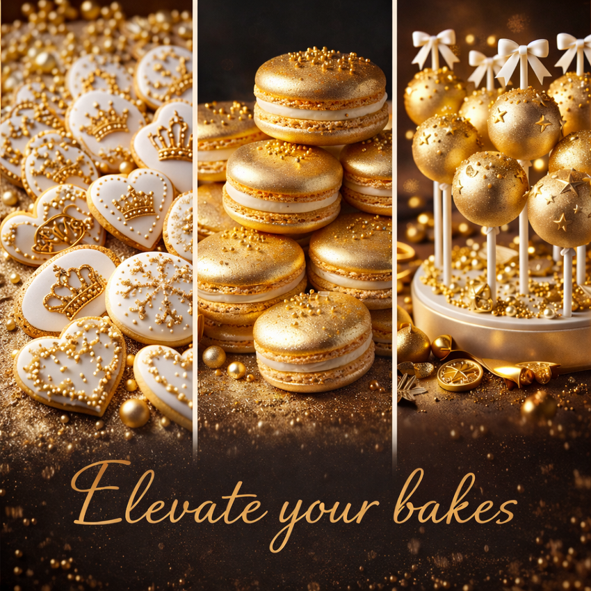Shimmer Gold | Edible Luster Dust 5 Gms