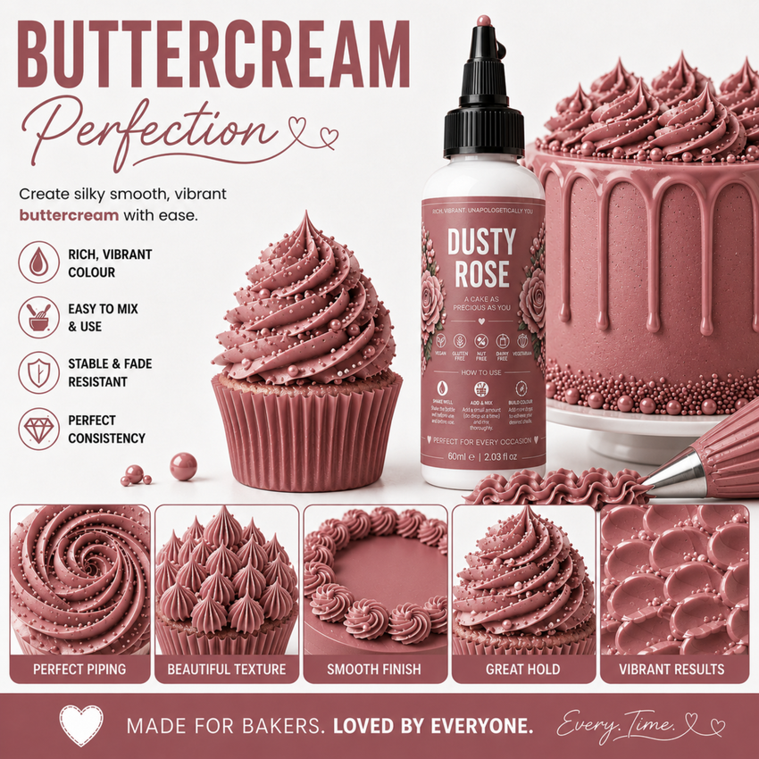 Dusty Rose | Edible Gel Color 60ml