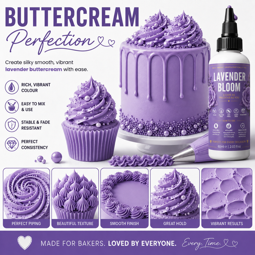 Lavender Bloom | Edible Gel Color 60ml