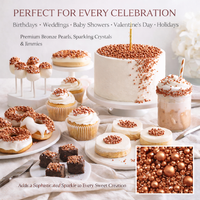 Bronze | Sprinkles Bottle for Decoration Bottle 120 g