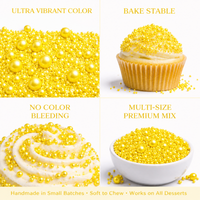 Yellow | Sprinkles Bottle for Decoration Bottle 120 g