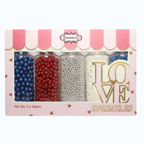 Patriotic Disco Balls Assorted Sprinkles (DB-03) | 140g