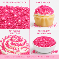 Hot Pink | Sprinkles Bottle for Decoration Bottle 120 g