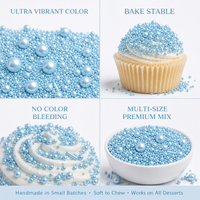 Sky Blue | Sprinkles Bottle for Decoration Bottle 120 g