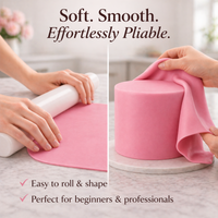 Rose Pink | Edible Natural Fondant (4 x 250g)