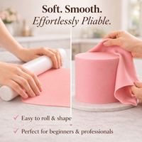 Blush Pink | Edible Natural Fondant (4 x 250g)