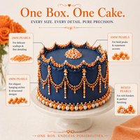 Sprinkles for Cakes & Cupcakes Decoration | USP-23(Orange)