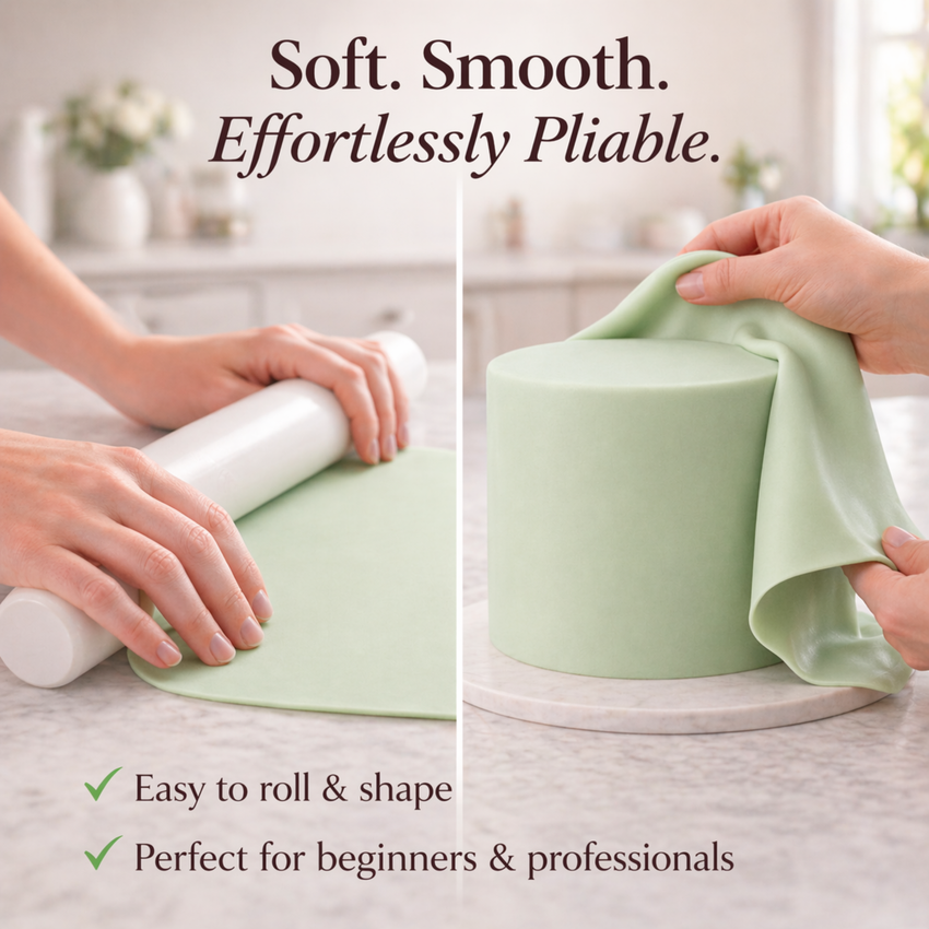 Mint Green | Edible Natural Fondant (4 x 250g)