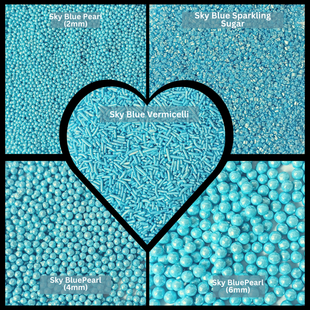 Sprinkles for Cakes & Cupcakes Decoration | USP-8(Baby Blue)