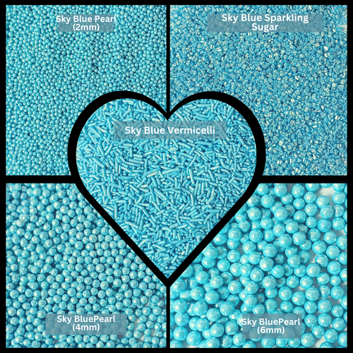 Sprinkles for Cakes & Cupcakes Decoration | USP-8(Baby Blue)