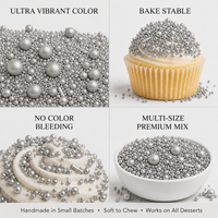 Silver | Sprinkles Bottle for Decoration Bottle 120 g