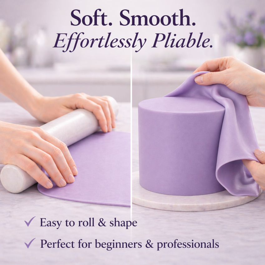 Lilac Lavender | Edible Natural Fondant (4 x 250g)