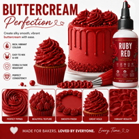 Ruby Red | Edible Gel Color 60ml