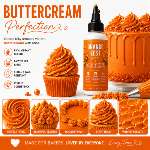 Orange Zest | Edible Gel Color 60ml