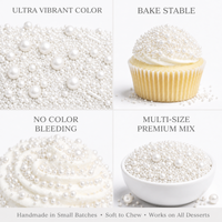White | Sprinkles Bottle for Decoration Bottle 120 g