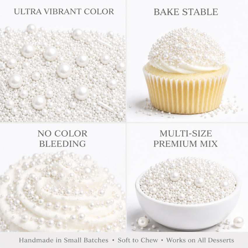 White | Sprinkles Bottle for Decoration Bottle 120 g