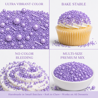 Lavender | Sprinkles Bottle for Decoration Bottle 120 g