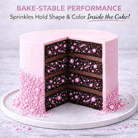Baby Pink | Sprinkles Bottle for Decoration Bottle 120 g