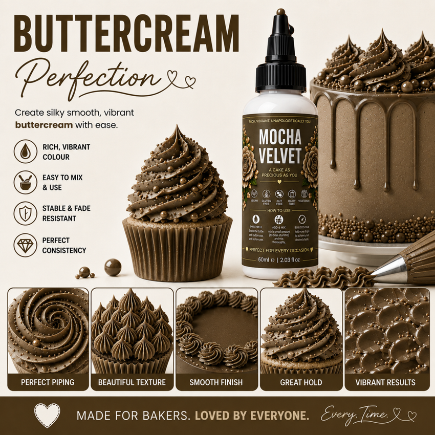 Mocha Velvet | Edible Candy Color 60ml