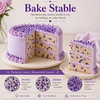 Sprinkles for Cakes & Cupcakes Decoration | USP-1(Purple)