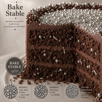 Sprinkles for Cakes & Cupcakes Decoration | USP-16(Silver)