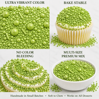 Lime Green | Sprinkles Bottle for Decoration Bottle 120 g