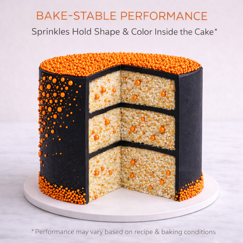 Citrus Orange | Sprinkles Bottle for Decoration Bottle 120 g