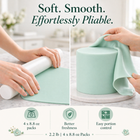 Soft Blue | Edible Natural Fondant (4 x 250g)