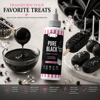 Pure Black | Edible Candy Color 60ml