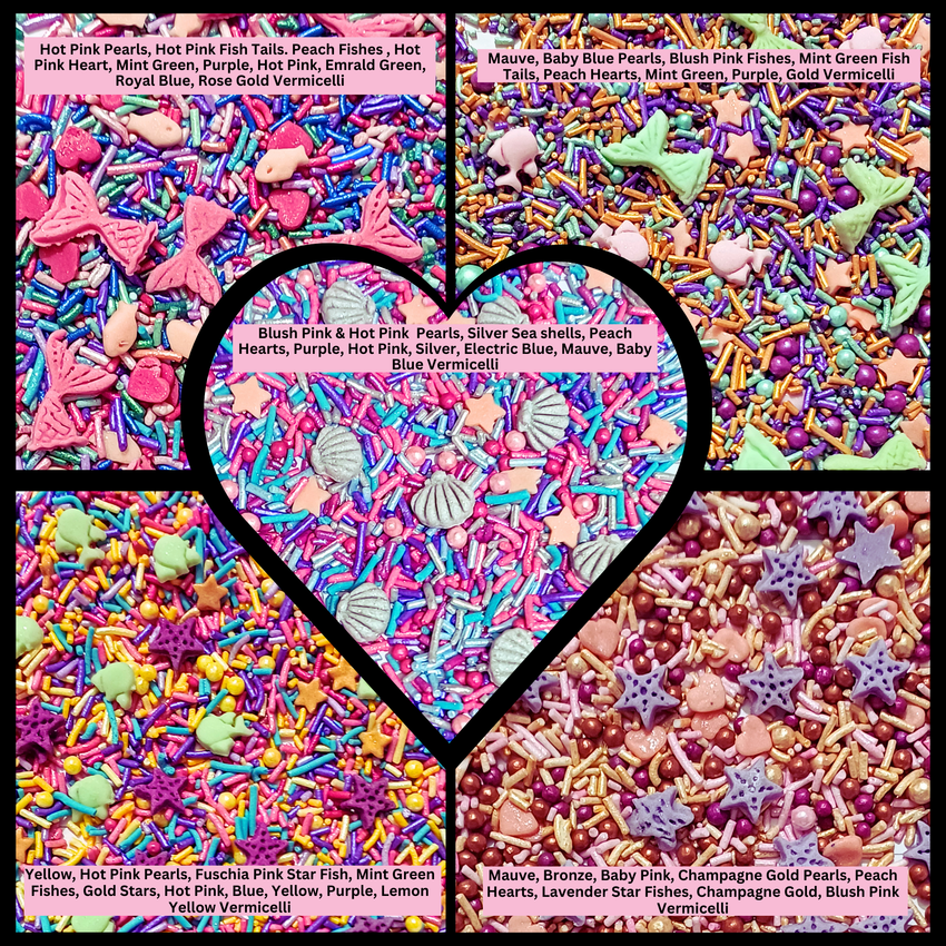 Under the Sea Sprinkles for Decorations 02 | 140 Gm