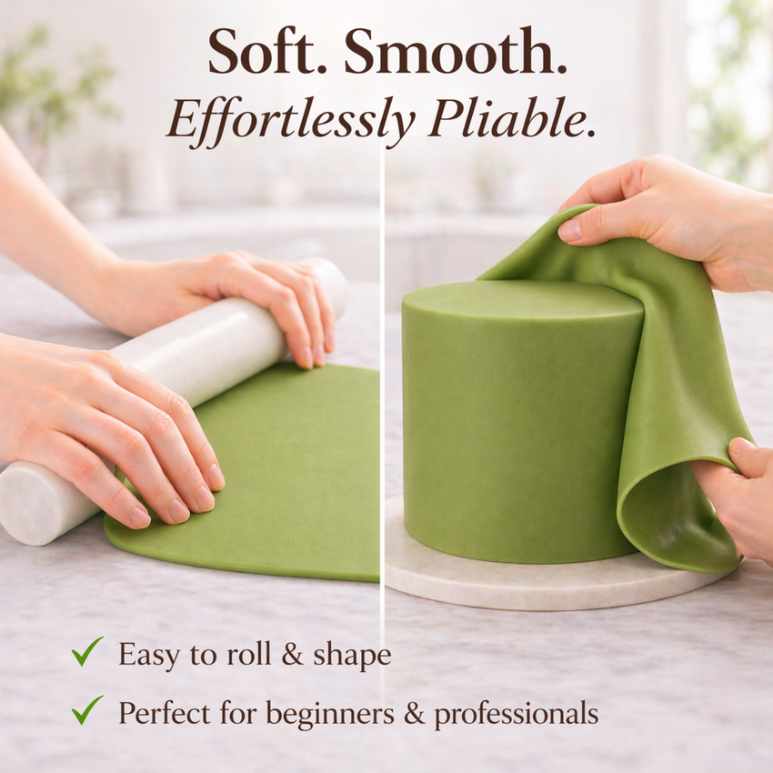 Mint Green | Edible Natural Fondant (4 x 250g)