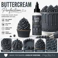 Slate Grey | Edible Candy Color 60ml